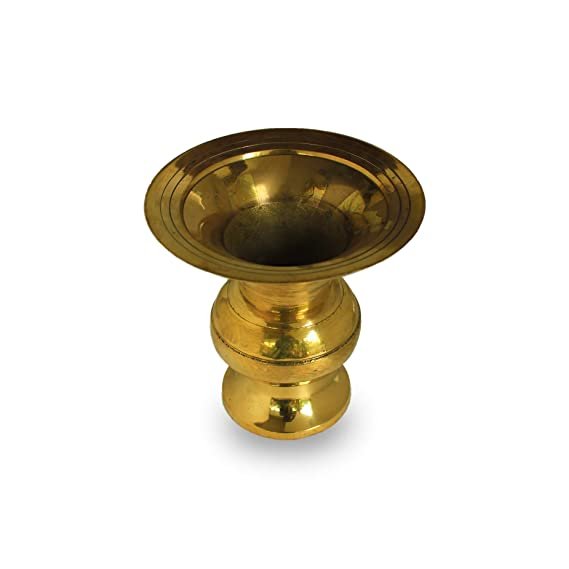MANNAR CRAFT Brass Spittoon