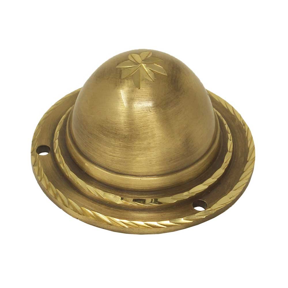 Brass Dome Door (1 inch Dia ) with Antique Diamond Cut Finish