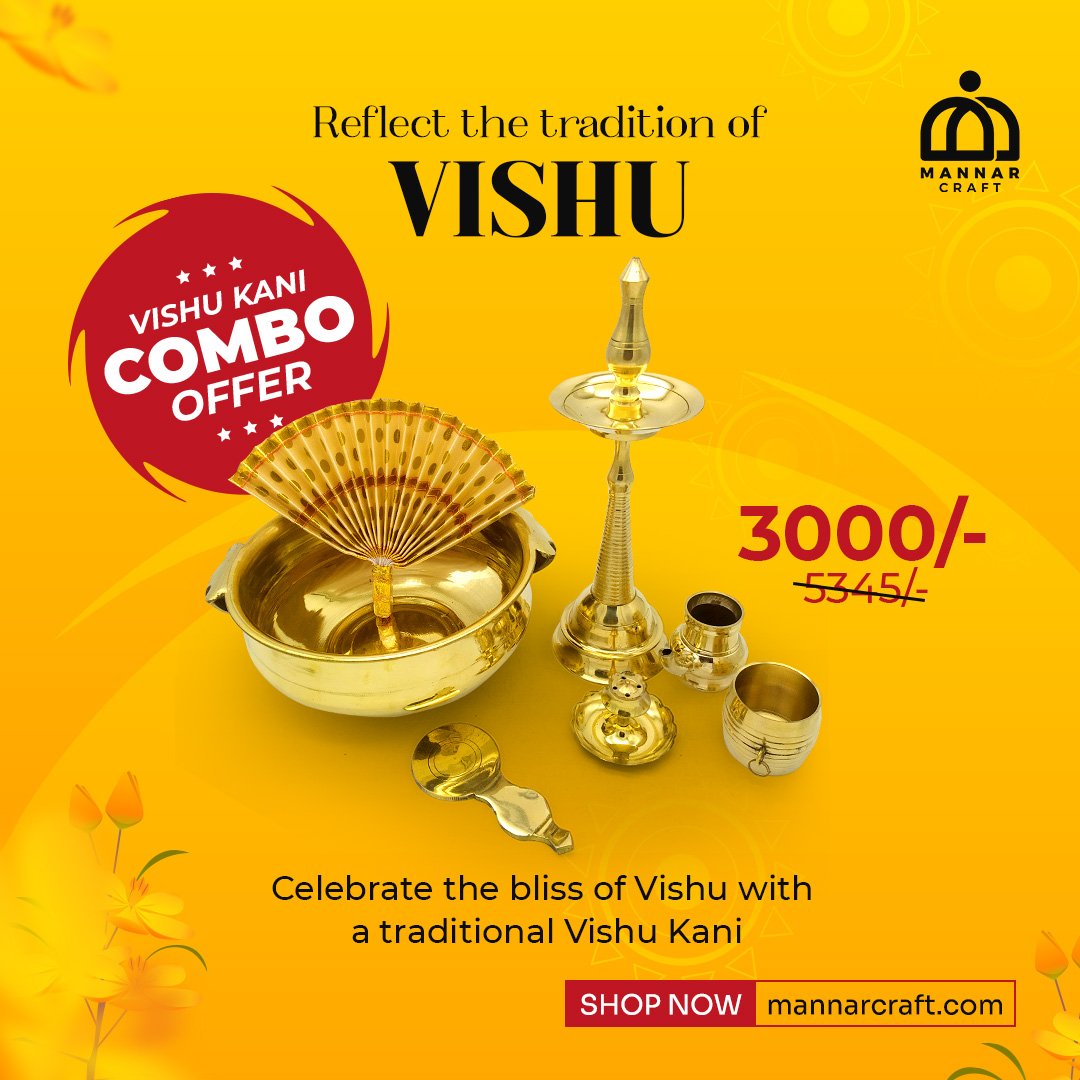 Traditional Vishu Kani Combo Set - Model 01