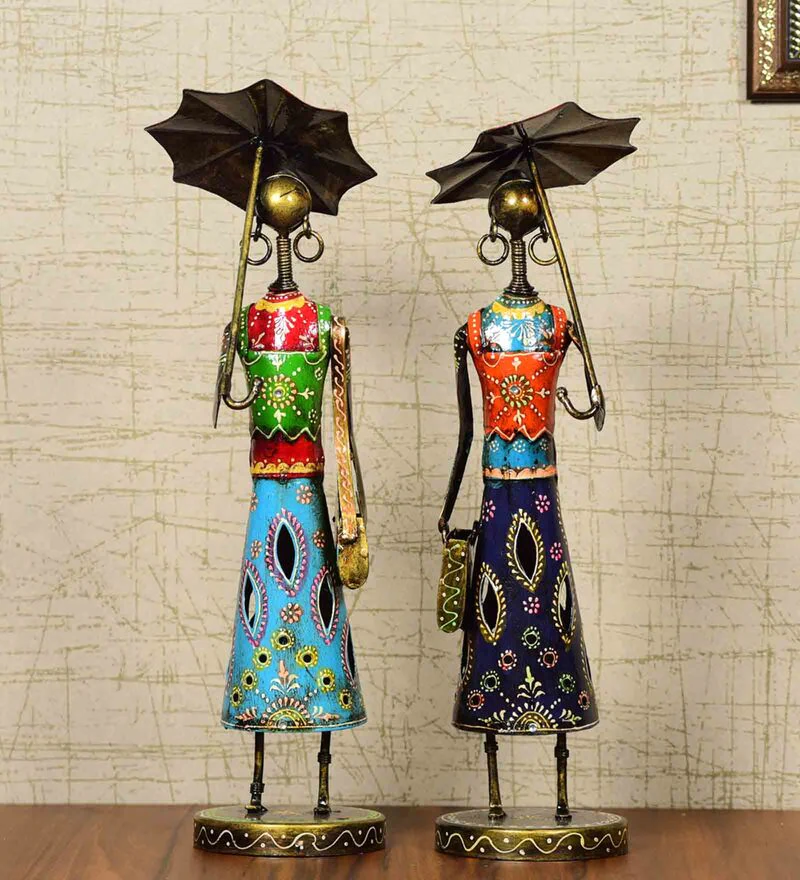 UMBRELLA LADY SET OF 2 MULTI