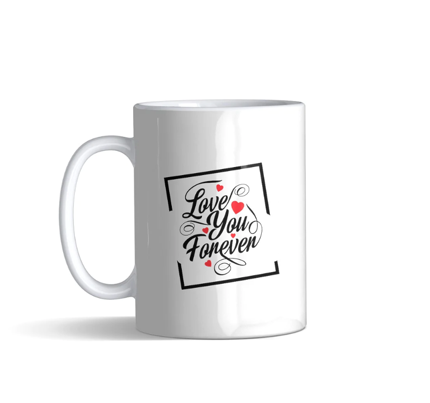 Mannar Craft Custom Printed Mug-Love Forever