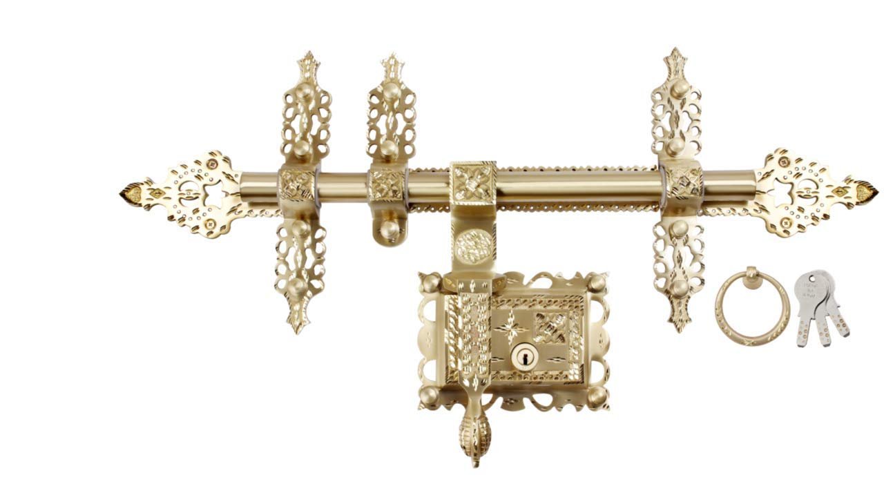 Manichitratazhu Aldrop Without Head with Matte Finish 25mm Thick and 14 Inch Wide Rod