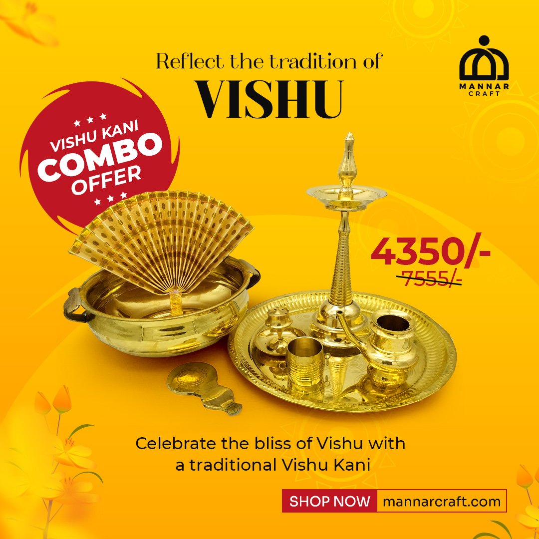 Traditional Vishu Kani Combo Set - Model 02