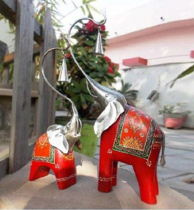 ELEPHANT BELL SET OF TWO