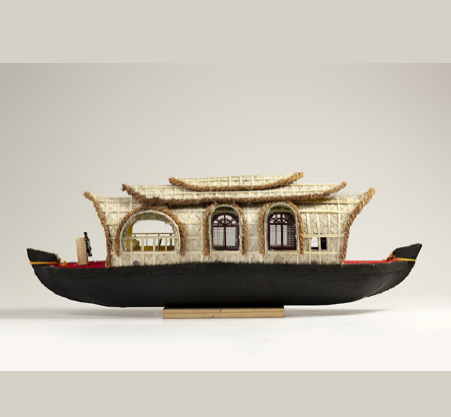 Kerala Houseboat - Handcrafted Wooden Home Decor & Unique Gift - Model 5