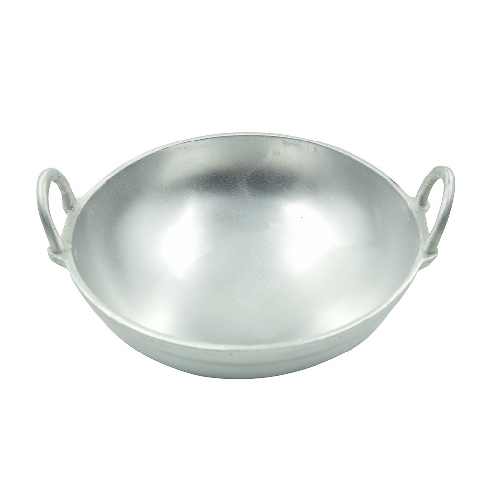 Aluminium Kadai for Deep Fry (7.5 inch,Anodised )