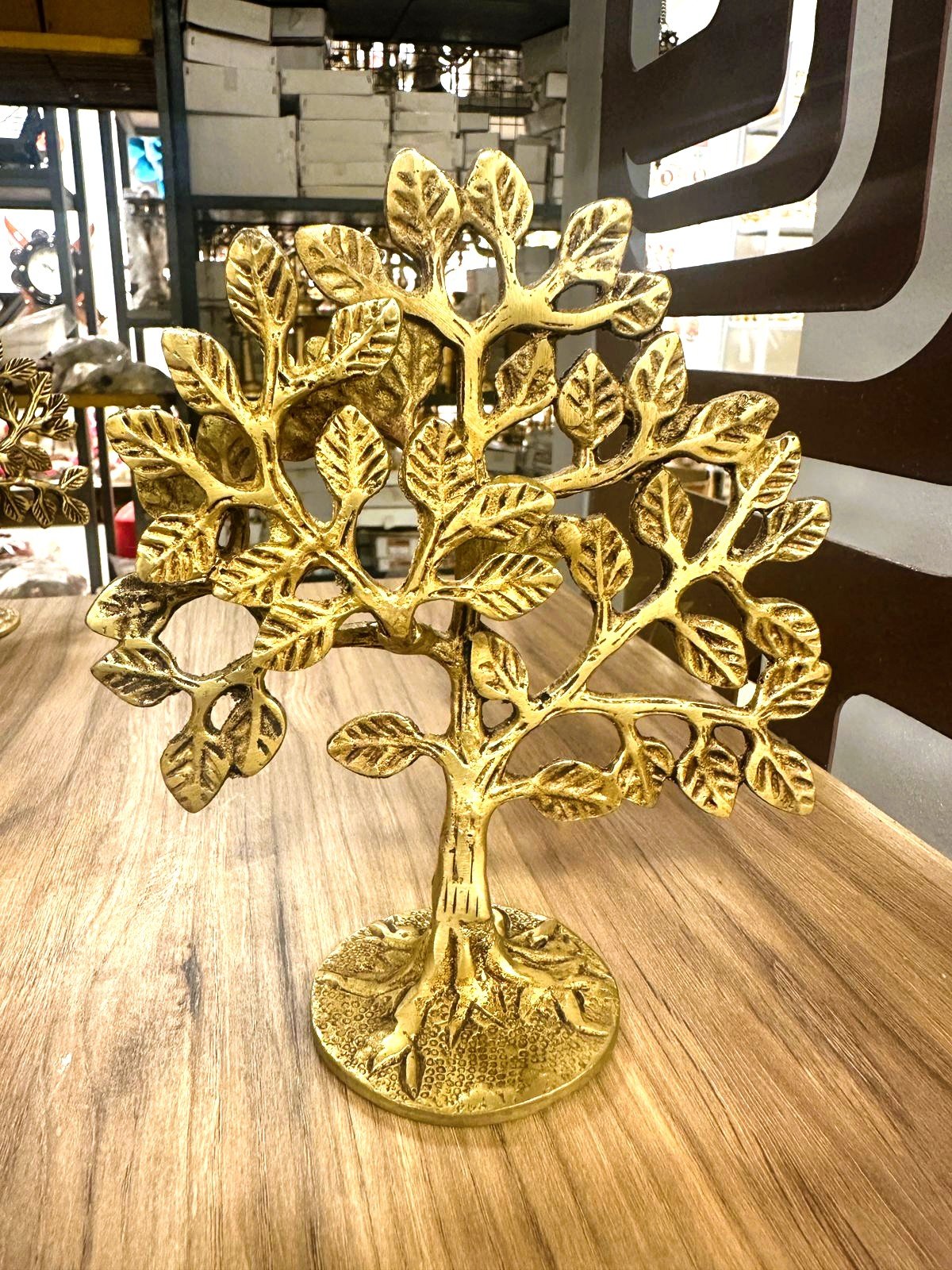 Brass Kalpavriksha Small – Handcrafted Wish-Fulfilling Tree Figurine |  Brass Pooja & Home Decor