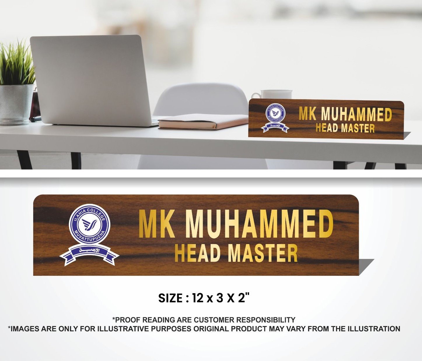 Name Board for Office-Acrylic High quality M2