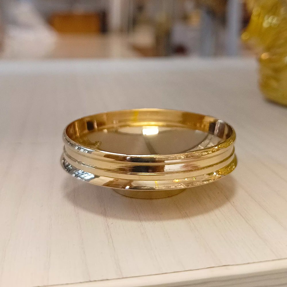 Polished Brass Tiny Uruli – 5 cm (Set of 10 Pieces) | Mini Decorative uruli for Home Décor & Gifting