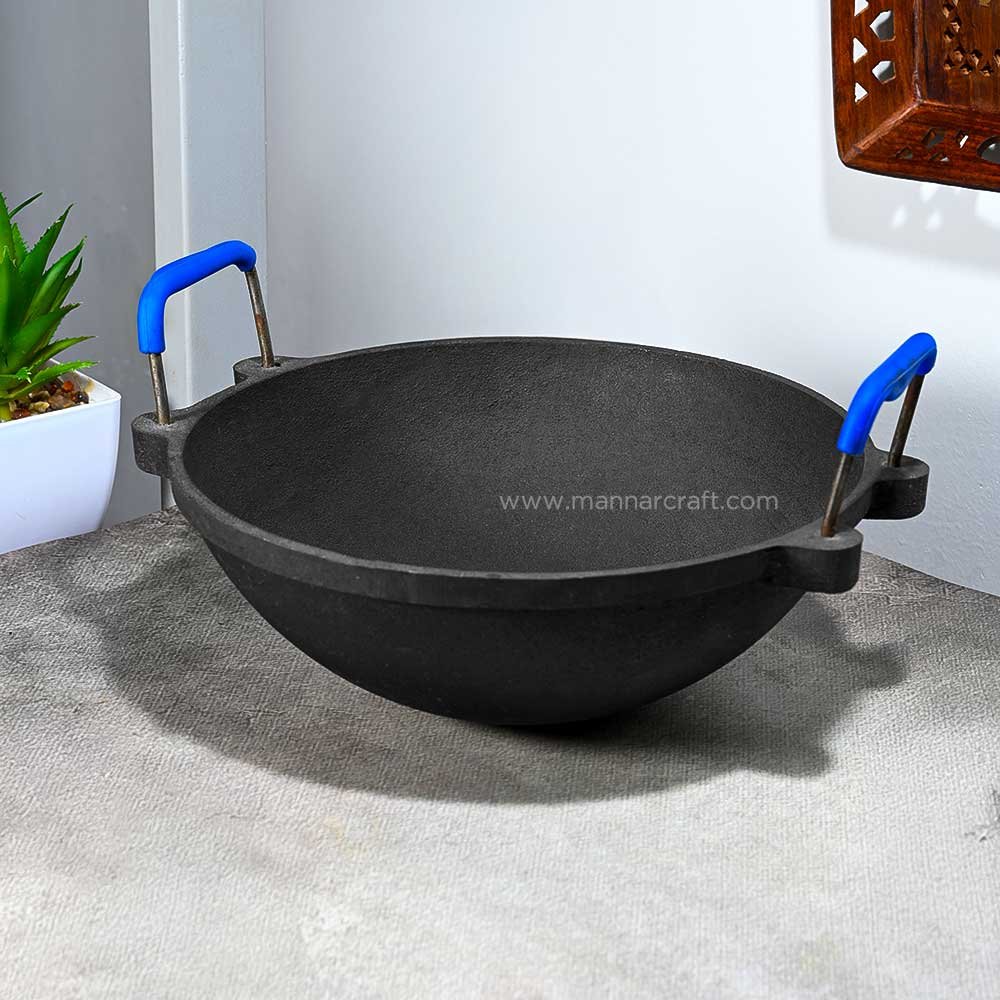 Cast Iron Kadai (8 Inch)