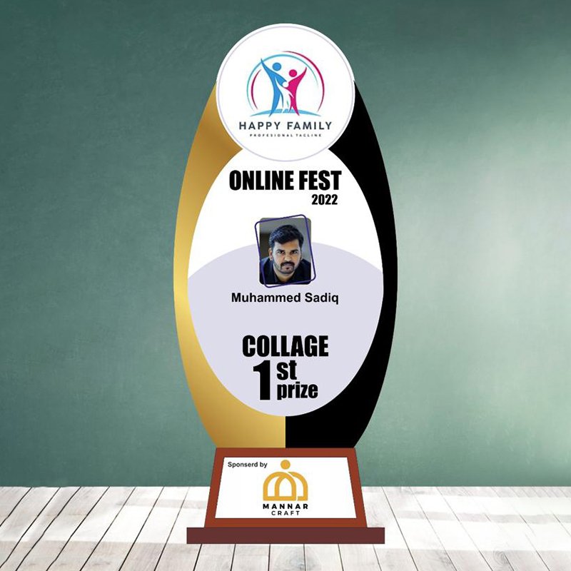 Mannar craft Special Appreciation Memento with Photo -M9