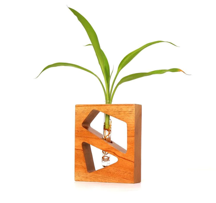Mannar Craft Square Test Tube Planter M02