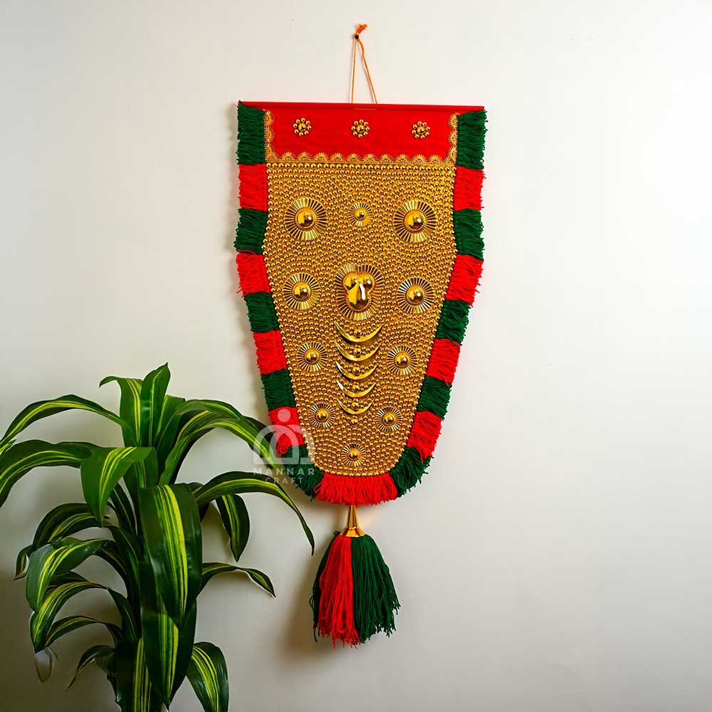 Handcrafted  Traditional Nettipattam - Authentic Home Decor & Perfect Gifting - 3.5 feet