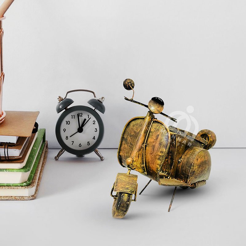 Big Size Vintage Distressed Look Metal Scooter