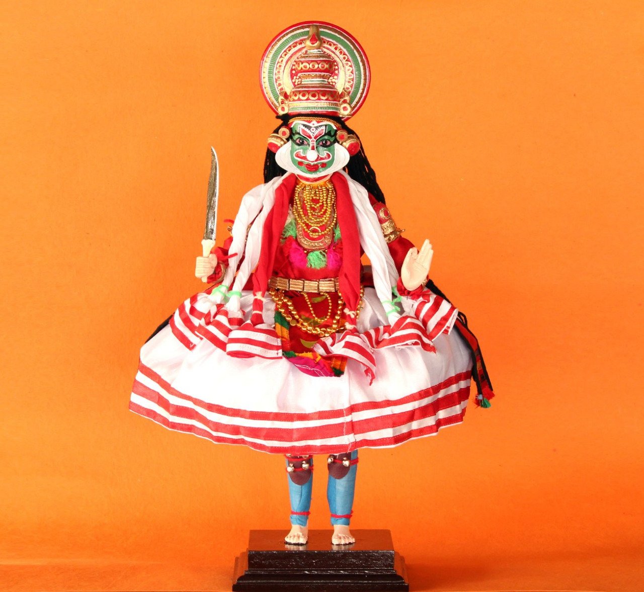 Kerala Kathakali Model (Kathi Vesham)-12 Inch
