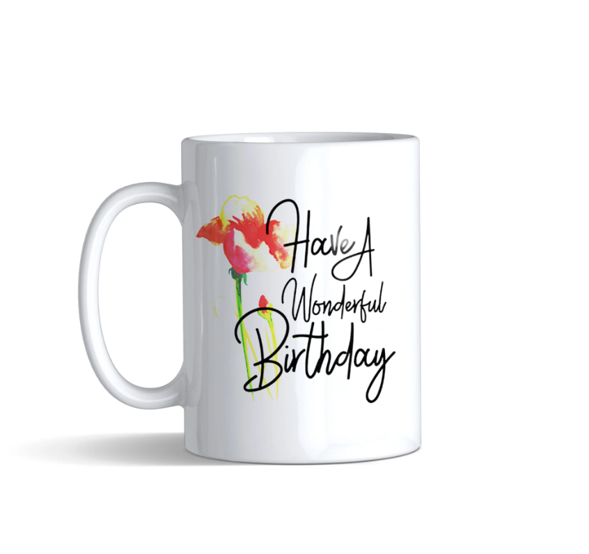  Mannar Craft Best Printed Mug -Happy Birthday Wish