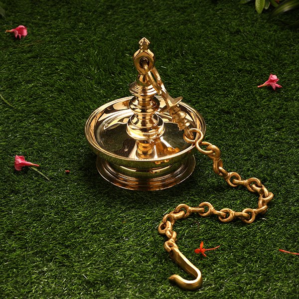 Handmade Brass Hanging Lamp 