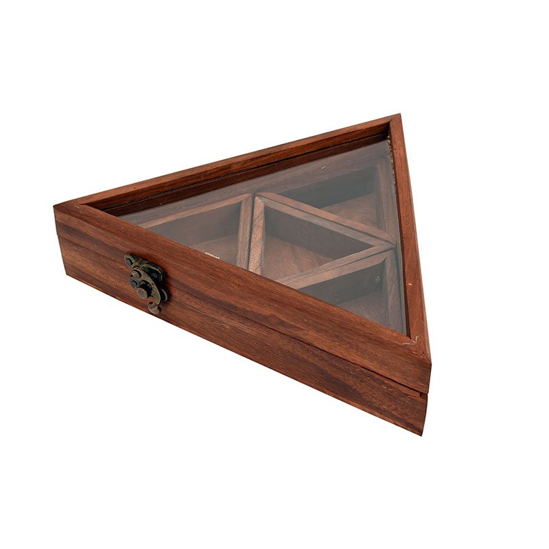 Spice box with Dry fruits- Triangular