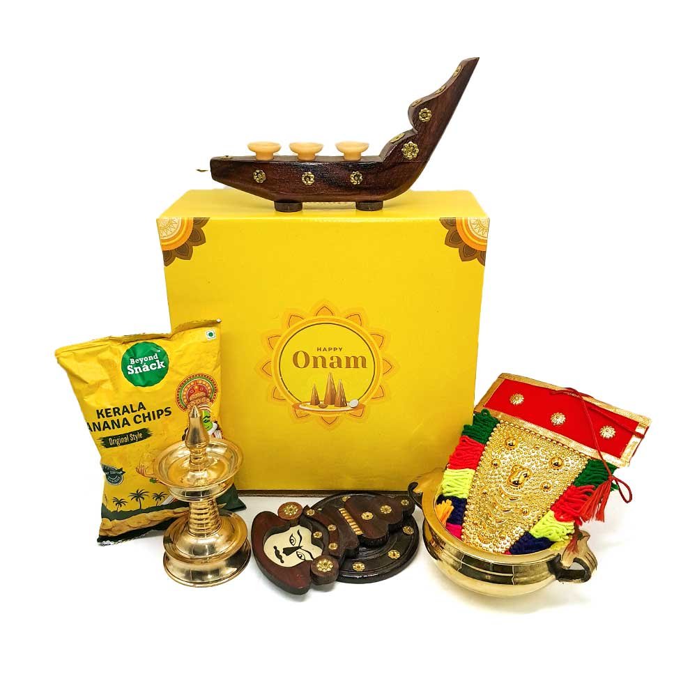 Onam Special Gift Combo - 6-in-1 Traditional Kerala Handicrafts Set