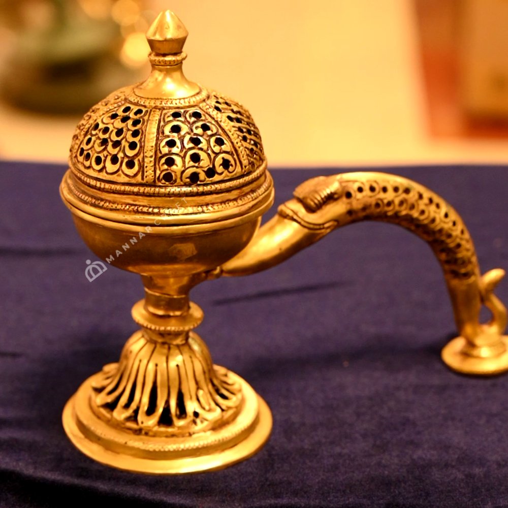 BRASS INCENSE BURNER