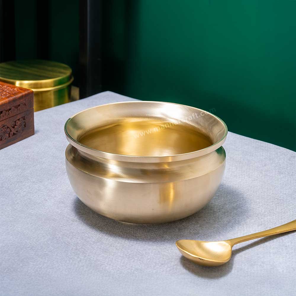 Bronze Pana - Food Grade Bronze Cookware - Topes - Charivam - 8 inch