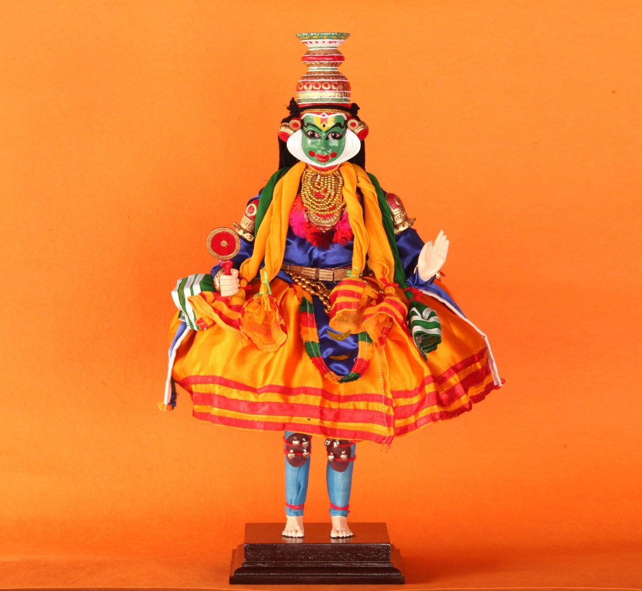 Kerala Kathakali Model (Special Pacha Vesham)-12 Inch
