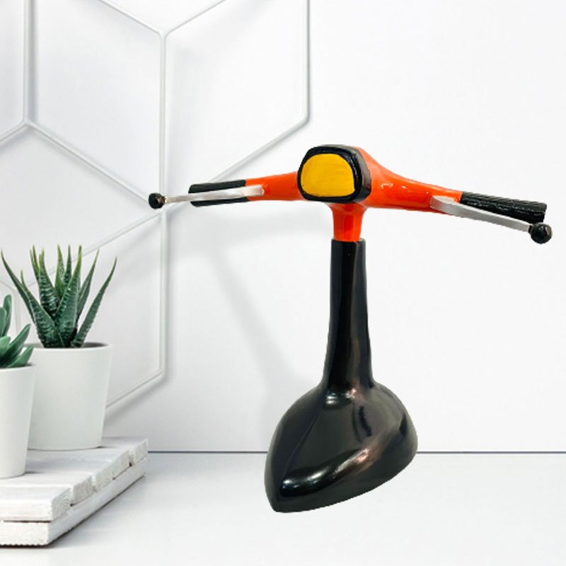 Vintage Iron Scooter Stand - Home Decor & Gift - Model 01