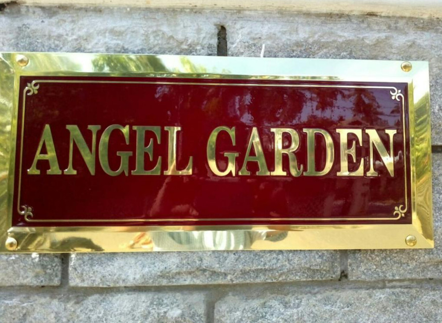 Mannar Craft Brass Name Plates, Shape : Rectangular,12x5 Inches