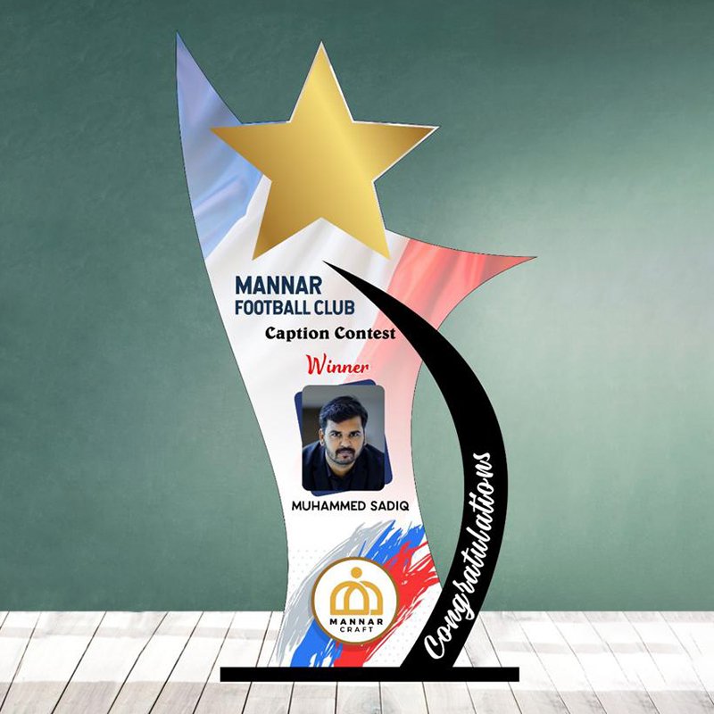 Mannar craft Special Appreciation Memento with Photo -M15