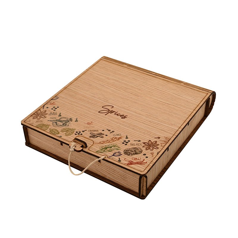 Mannar Craft Designer Spice Box with Dry fruits-small