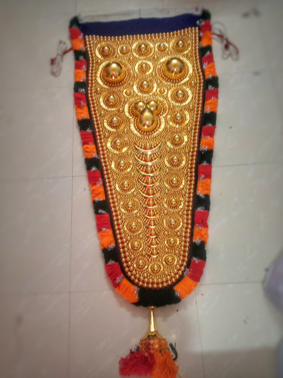 Mannar Craft Original Nettipattam / real elephant caparison