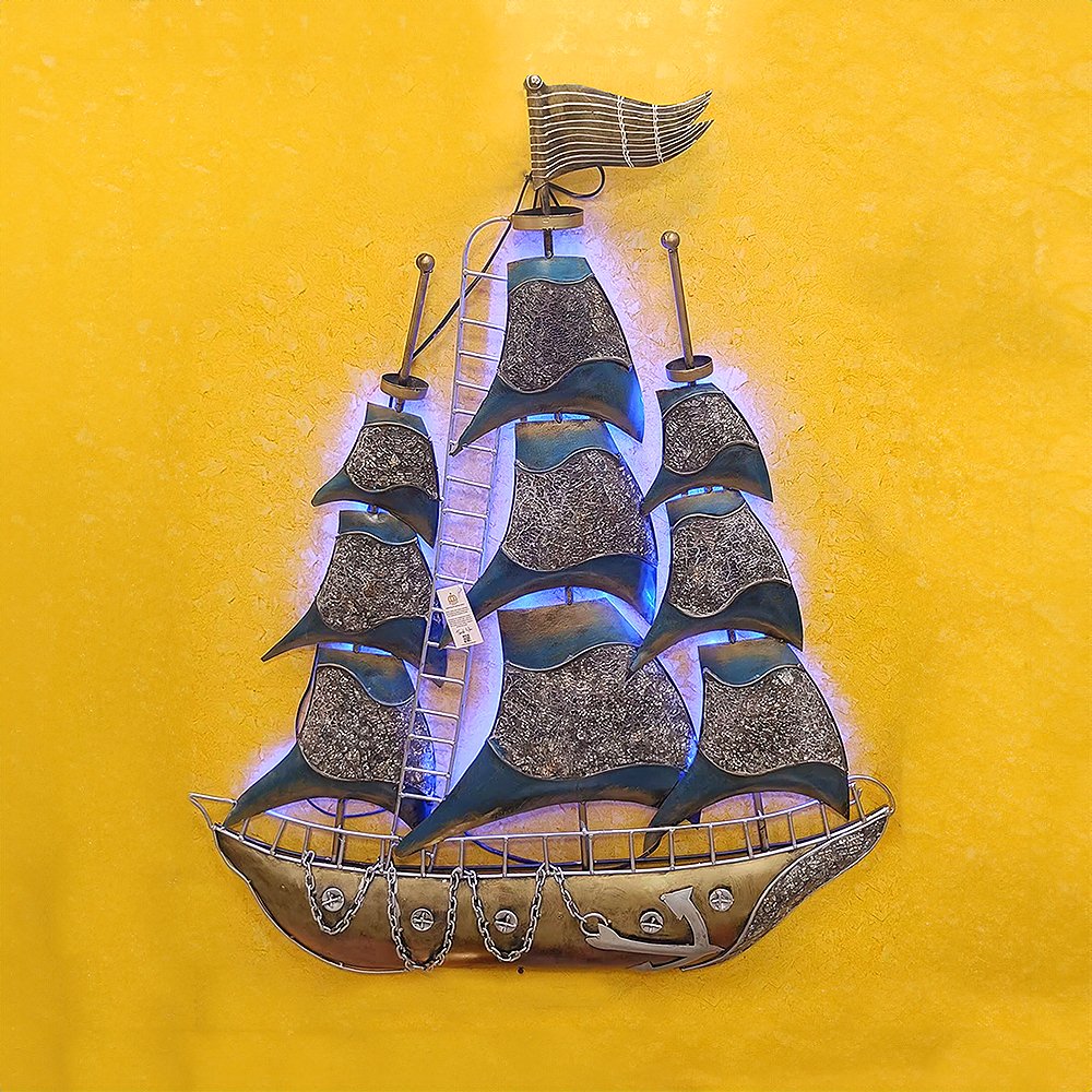 LED Ship Wall Decor 
